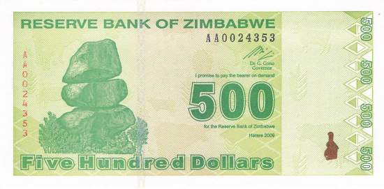 500 Dollar 2009